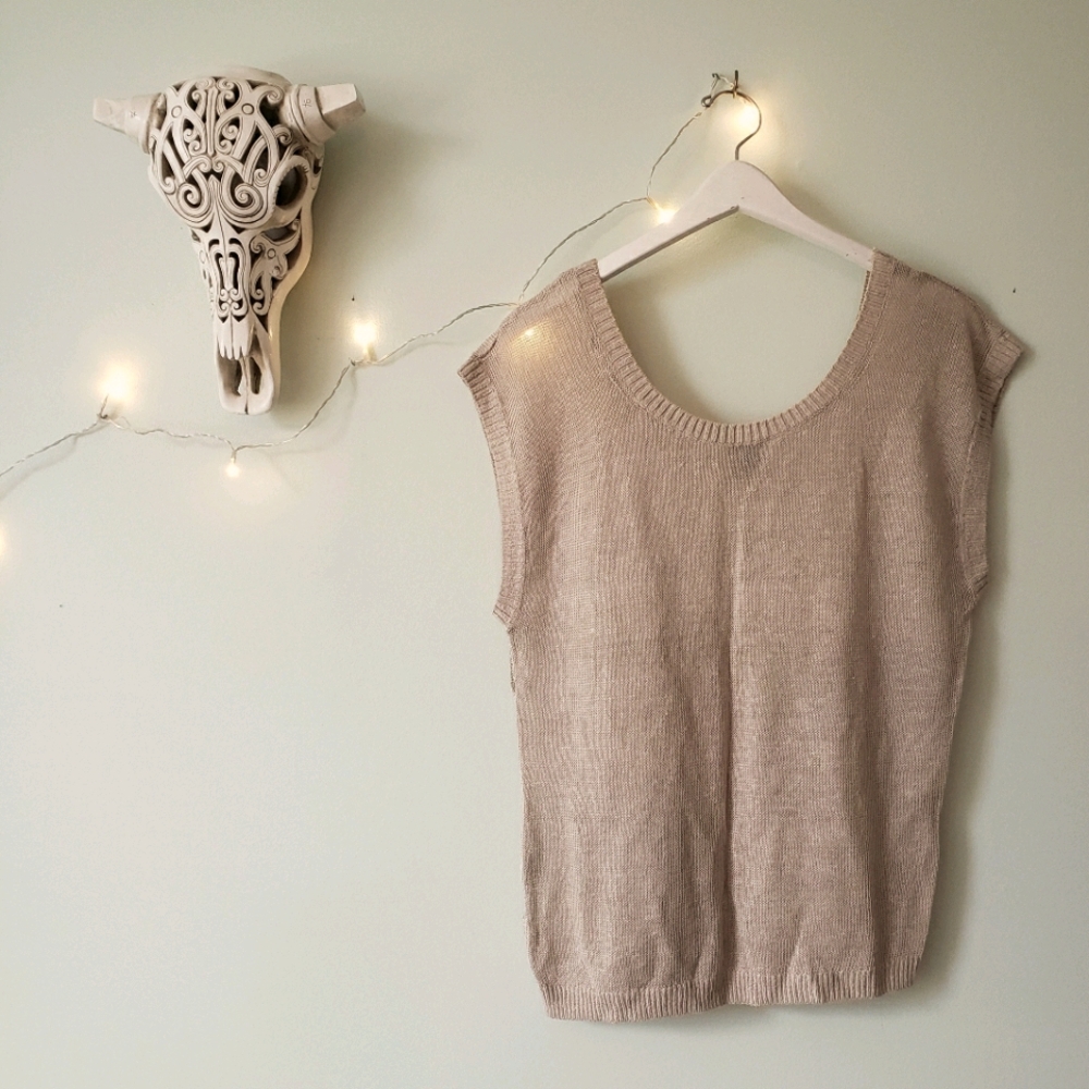 Club Monaco Metal Mesh Sweater Tank - Picture 10 of 11
